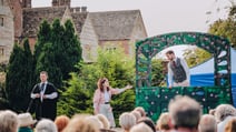 A performance of A Midsummer Night’s Dream by Immersion Theatre at Warner Hotels outdoor theatre break at Littlecote House