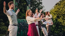 A performance of A Midsummer Night’s Dream by Immersion Theatre at Warner Hotels outdoor theatre break at Littlecote House