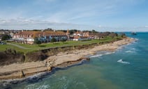 Overhead perspective of Bembridge Coast featuring the beach and shore.