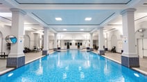 The swimming pool at Holme Lacy House