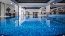 The pool inside the spa at The Runnymede on Thames