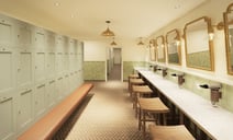 Render of the new changing rooms in Thoresby Hall Spa