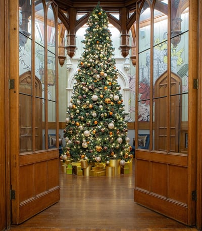 The Christmas Tree at Studley Castle Hotel