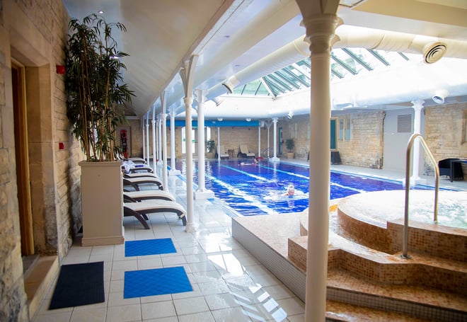 The pool at Thoresby Hall Hotel